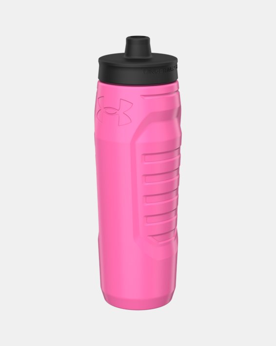 UA Sideline Squeeze 32 oz. Water Bottle, Pink, pdpMainDesktop image number 1